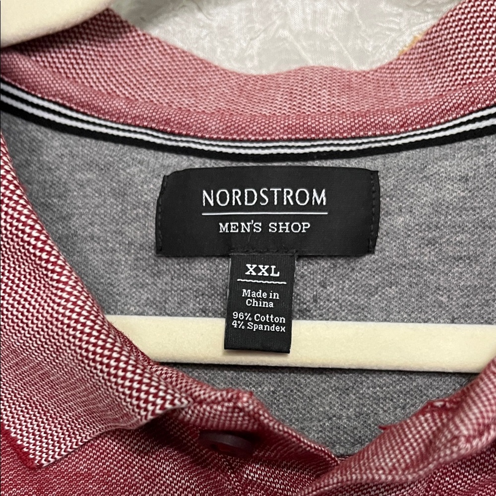 Nordstrom Burgundy Polo Shirt - Picture 2 of 4